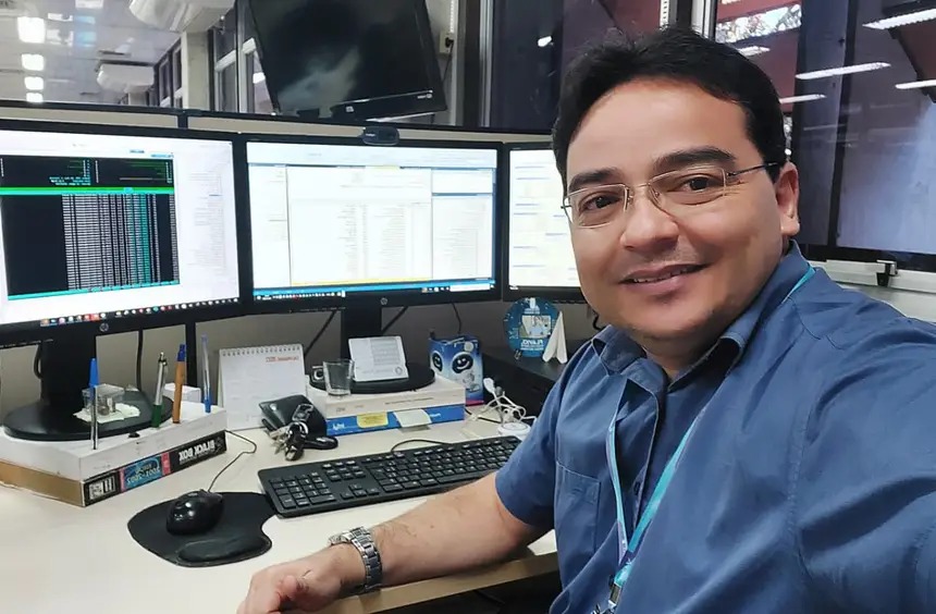 Flávio Alves, analista da Prodepa, diz que o aplicativo disponibiliza links para as transmissões ao vivo da TV Cultura e TV Nazaré